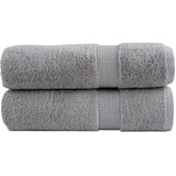 Premium ručnici za tuširanje SOLUND 2 kom. sive 70x140 cm 600 g/m² - Siva 70 x 140 cm 2 Cijene