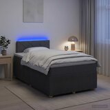  Boxspring krevet s madracem Tamnosiva 120 x 190 cm Tkanina | shoptok.hr