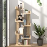 Furnova Knjižna omara sonoma hrast 48x25,5x140 cm iverna plošča, (21932342) | Shoptok.si