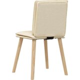  Jedilni stoli 6 kosov krem blago, (21822674) | Shoptok.si