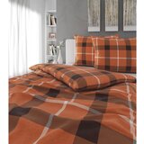 Esposa POSTELJNINA TERNET 200/200 cm flanela rjava, oranžna | Shoptok.si