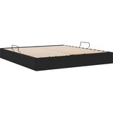 Krevet s od storage s pohranom Crna 180 x 200 cm Tkanina | shoptok.hr