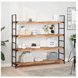 vidaXL Plutajuća polica s uljnim premazom 160x30x4 cm od drva bagrema | shoptok.hr