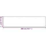  Tepih-staza s izgledom sisala boja pijeska 50 x 200 cm | shoptok.hr