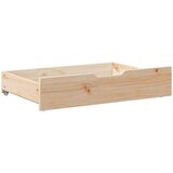 vidaXL Ladice ispod kreveta s kotačima 2 kom 85x55x16 cm od borovine | shoptok.hr