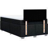  Krevet s oprugama i madracem crni 120 x 200cm od tkanine | shoptok.hr
