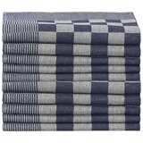  Kuhinjske krpe 10 kom plavo-bijele 50 x 70 cm pamučne | shoptok.hr
