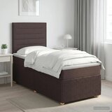  Boxspring krevet s madracem Tamno smeđa 80 x 200 cm Tkanina - Tamno smeđa 80 x 200 cm Dizajn linija | shoptok.hr