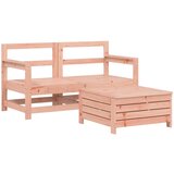  The Living Store Vrtna sedežna garnitura 3-delna trden les douglas - Vrtna Sedežna Garnitura, (21447038) | Shoptok.si