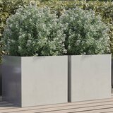 vidaXL Sadilice 2 kom srebrne 49 x 47 x 46 cm od nehrđajućeg čelika Cijene