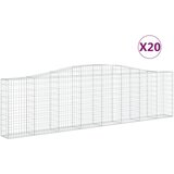  Lučne gabionske košare 20kom 400x30x100/120cm pocinčano željezo | Eponuda.ba