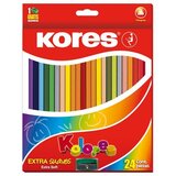 Kores Bojice drvene 24/1+šiljilo KOR100224 | shoptok.hr