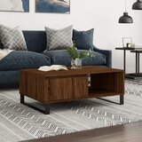  Stolić za kavu smeđa boja hrasta 90x60x35 cm konstruirano drvo | shoptok.hr