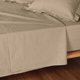 Douceur d intérieur Svetlo rjava bombažna rjuha 180x290 cm Lina – | Shoptok.si