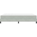 Box spring krevet svijetlo siva 160 x 220 cm tkanina | shoptok.hr
