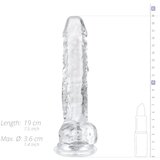 EasyToys Jelly Dildo with Balls 17cm | Shoptok.si