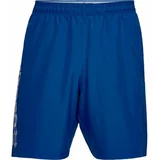 Under Armour UA Woven Graphic Wordmark Shorts, Royal/Steel, (20488178)
