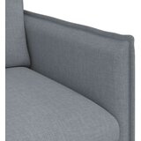 SOFA 120cm 2 pcs Svjetlosiva Metal | shoptok.hr