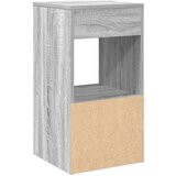 vidaXL Nočne omarice s predalom 2 kosa siva sonoma 35x34x66,5 cm | Shoptok.si