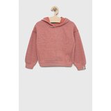 United Colors Of Benetton Otroška mikica roza barva, s kapuco | Shoptok.si