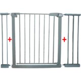  Zaštitna ograda za djecu S3 siva 79-115 cm | shoptok.hr