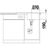 Blanco sudoper ZIA 45 S Compact SILGRANIT BOJA KAVE, s dalj. upr. | shoptok.hr