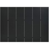  Sobne pregrade sa 6 panela 2 kom crne 240 x 180 cm čelične | shoptok.hr