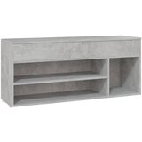 Maison Chic Klop za čevlje - Sedež za čevlje betonsko siva 105x30x45 cm iverna plošča, (21776302) Cene