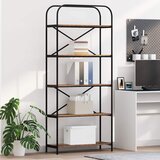 vidaXL Polica Staro drvo 80 x 30 x 183 cm Konstruirano drvo Cijene