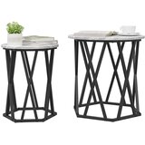  Kava Stol 2 pcs Siva Sonoma Inženjerska drva i čelik | shoptok.hr