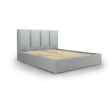 Mazzini Beds svetlo siva zakonska postelja Juniper, 140 x 200 cm Cene