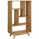 Ixia Biblioteka od masivne indijske lipe u prirodnoj boji 90x150x40 cm Lysa – | shoptok.hr