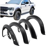 SUERAUTO4X4 Fender Flares za Ford Ranger, mat črna, enostavna namestitev, z odprtino za senzor, (5000156890) | Shoptok.si