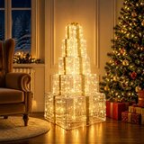  Božićne svjetleće kutije na slaganje 250 LED lampica - Topla bijela | shoptok.hr