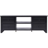 Maison Chic TV omarica - TV enota - Televizijska omarica črna 108x30x40 cm trden les pavlovnije, (21698865) Cene