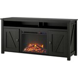 Loft24 Kamin z 2 vrati v črnem lesnem učinku, (21606705) | Shoptok.si