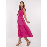Italy Moda Dress-MI-SK-A5063.69P-fuchsia | Shoptok.si