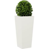  Vrtne sadilice 2 kom bijele 35x35x75 cm čelične | Eponuda.ba