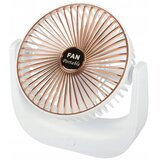  Brezžični prenosni aku. namizni ventilator USB bel Cene