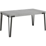 Itamoby   Rio (90x160/264 cm) - siva, barva nog: antracit - raztegljiva jedilna miza, (20841922) Cene