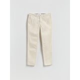 Reserved Chino slim fit hlače - krem Cijene