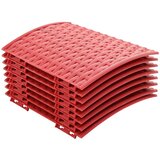  BožićnaSuknjazaDrvce Crvena Ø 65 x 24 cm Plastika | Eponuda.com