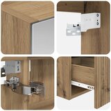  Set ormarića za kupaonicu 4 kom. Hrast artisan | shoptok.hr