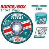 Total Rezna ploča za metal -inox,set 50 kom., 115mm x 1,2 mm x 22,2 mm TAC22111550 Cene