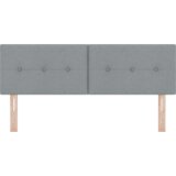 vidaXL LED uzglavlje s gumbima svijetlo sivo 72 cm tkanina | shoptok.hr