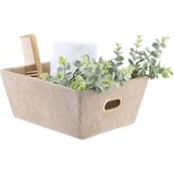 Tendance KOŠARICA 20,5X26X10,5 CM SAMT, TAUPE | shoptok.hr