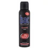 BAC Classic 24h deodorant v spreju brez aluminija 150 ml za moške