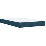 Box spring krevet s madracem tamnoplavi 120 x 200 cm baršunasti | Eponuda.ba