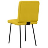  Blagovaonske stolice 2 kom žute baršunaste | shoptok.hr