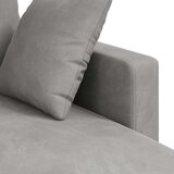 SOFA Svijetlo siva 178 x 134 x 80 cm Baršun | shoptok.hr
